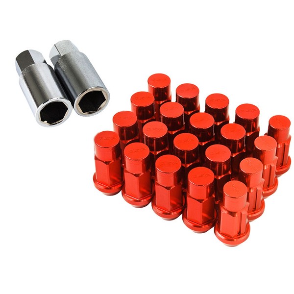 Godspeed Project Red Type 4 50mm Lug Nuts 20 Piece Set M12 X 1.5