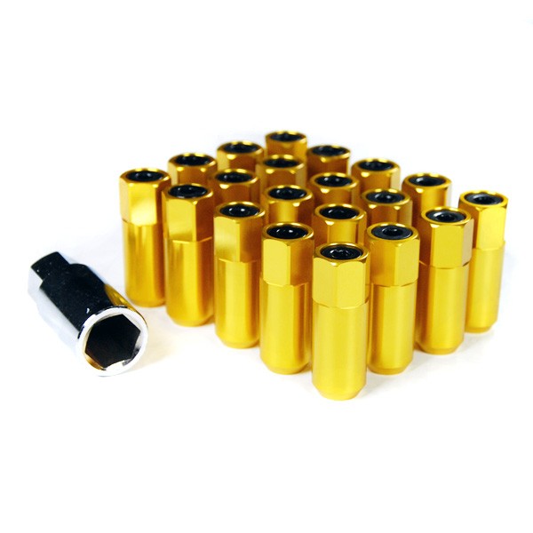 Godspeed Project Gold Type 5 55mm Lug Nuts 20 Piece Set M12 X 1.5