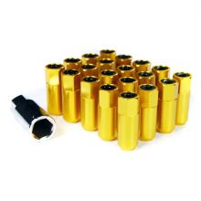 Godspeed Project Gold Type 5 55mm Lug Nuts 20 Piece Set M12 X 1.5