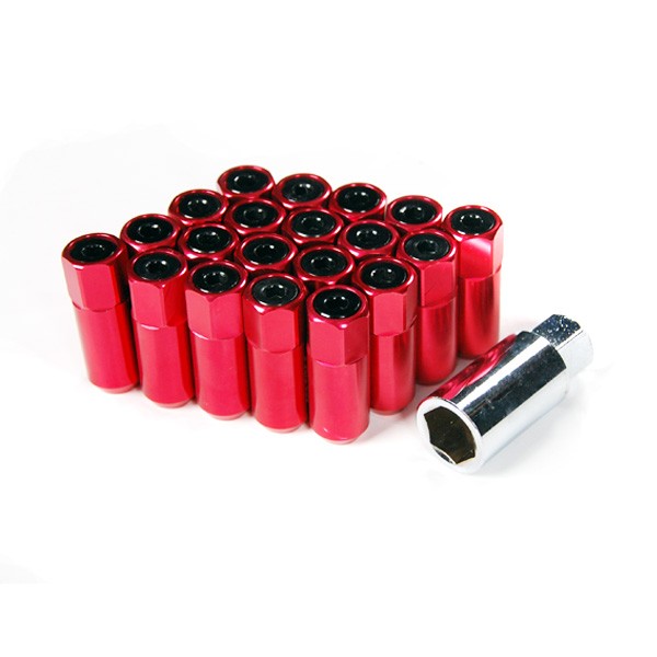 Godspeed Project Red Type 5 55mm Lug Nuts 20 Piece Set M12 X 1.5