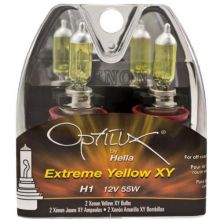 Hella Optilux XY Extreme Yellow H1 Bulbs (Pair)