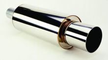 HKS Silver 2.95" Hi-Power Stainless Universal Muffler