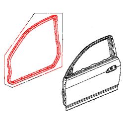 Honda OEM 02-06 RSX Left Side Rubber Door Weatherstrip Seal