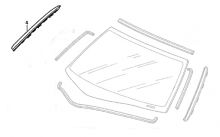 Honda 02-06 RSX Passenger Side Windshield Garnish