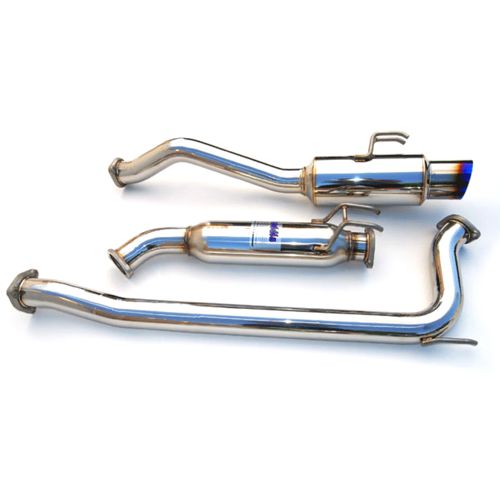 thumbnail image 2 of Catback Exhaust Muffler System For 06-11 Honda Civic 4Dr Sedan – Polished Stainless Steel, Performance Tone 2 of 5