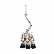 Invidia 17-21 Civic Si Sedan Gemini Triple Titanium Tip Cat-back Exhaust