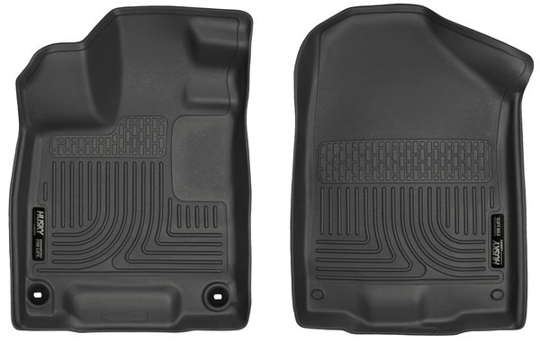 Husky 17-19 Ridgeline Black Front WeatherBeater Floor Liners