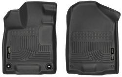 Husky 17-19 Ridgeline Black Front WeatherBeater Floor Liners