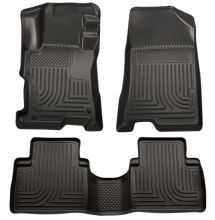 Husky 08-12 Accord Sedan Black WeatherBeater Front And Rear Floor Mats Husky 08-12 Accord Sedan Black WeatherBeater Front And Rear Floor Mats