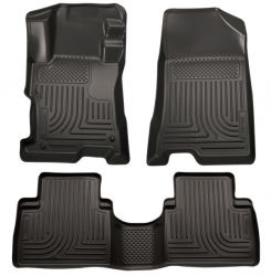Husky 08-12 Accord Sedan Black WeatherBeater Front And Rear Floor Mats