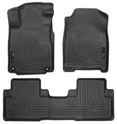 Husky Liners 12-14 CR-V Black WeatherBeater Front and Rear Floor Liners