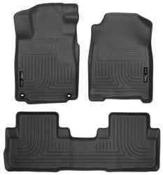 Husky Liners 15-16 CR-V Black WeatherBeater Front and Rear Floor Mats