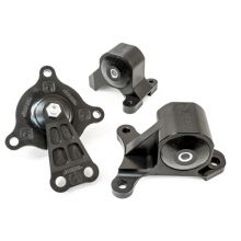 Innovative 02-06 RSX / 02-05 Civic Si Black Anodized Billet Motor Mount Kit: 75a (Street)