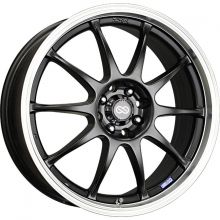 Enkei J10 Black Wheel: 15x6.5 4x100/114.3 38mm Offset 72.62mm Bore