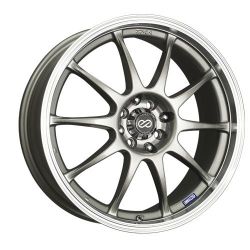 Enkei J10 Silver Wheel: 16x7 4x100/114.3 42mm Offset 72.62mm Bore