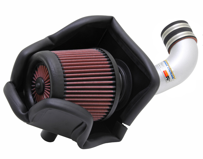 K&N 11-16 CR-Z Silver Typhoon Short Ram Intake