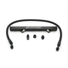 K-Tuned Black Fuel Rail Kit: Side Feed