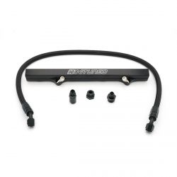 K-Tuned Black Fuel Rail Kit: Side Feed