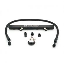 K-Tuned Black Fuel Rail Kit: Center Feed