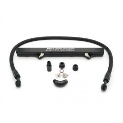 K-Tuned Black Fuel Rail Kit: Center Feed