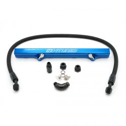 K-Tuned Blue Fuel Rail Kit: Center Feed
