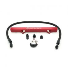 K-Tuned Red Fuel Rail Kit: Center Feed