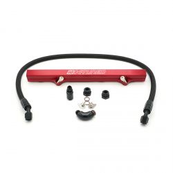 K-Tuned Red Fuel Rail Kit: Center Feed