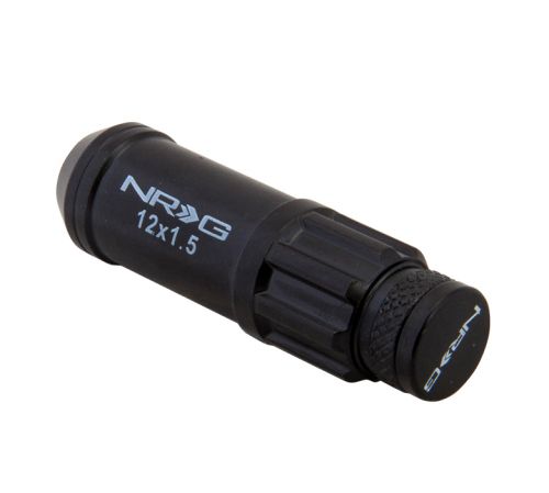 NRG Black 700 Series Steel Lug Nut: Set Of 21 M12 x 1.5 | LN