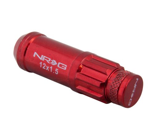 NRG Red 700 Series Steel Lug Nuts: Set Of 21 M12 x 1.5 | LN