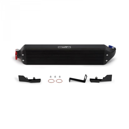 miii Mishimoto 16-21 Civic 1.5L Turbo Black Intercooler With Red Pipes