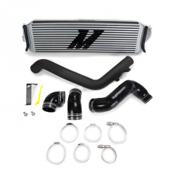 Mishimoto 17-21 Civic Type R Black Pipe Silver Core Intercooler Kit
