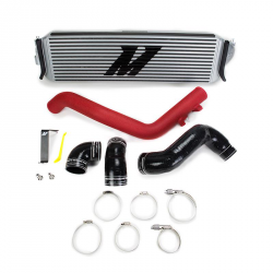 Mishimoto 17-21 Civic Type R Red Pipe Silver Core Intercooler Kit