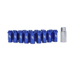 Mishimoto Blue  Red M12x1.5 Aluminum Lug Nuts with Lock