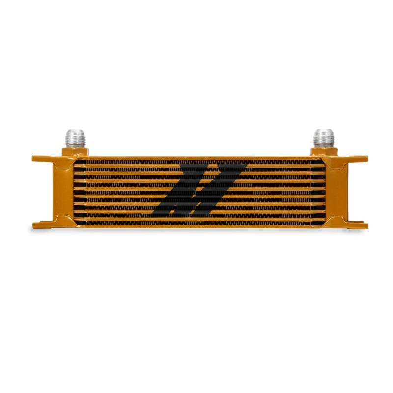 Mishimoto Universal 10 Row Oil Cooler -Gold
