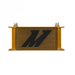 Mishimoto Universal 19 Row Oil Cooler -Gold