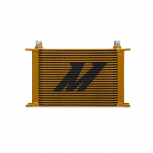 Mishimoto Universal 25-Row Oil Cooler - Gold Mishimoto Universal 25-Row Oil Cooler - Gold