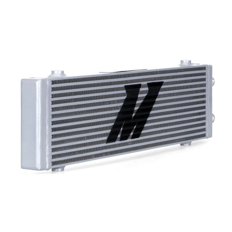Mishimoto Silver Dual Pass Bar Plate Oil Cooler: Large