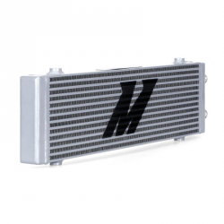 Mishimoto Silver Dual Pass Bar Plate Oil Cooler: Large