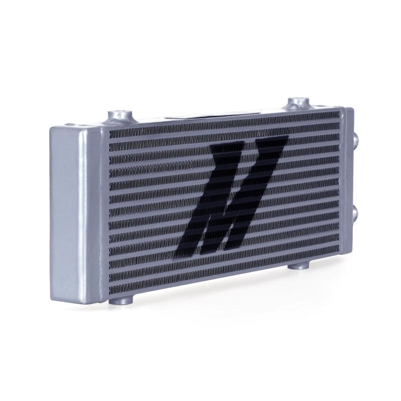 Mishimoto Silver Dual Pass Bar Plate Oil Cooler: Medium