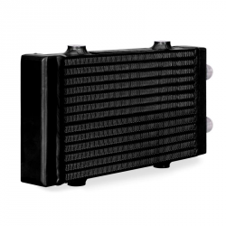 Mishimoto Black Dual Pass Bar Plate Oil Cooler: Small