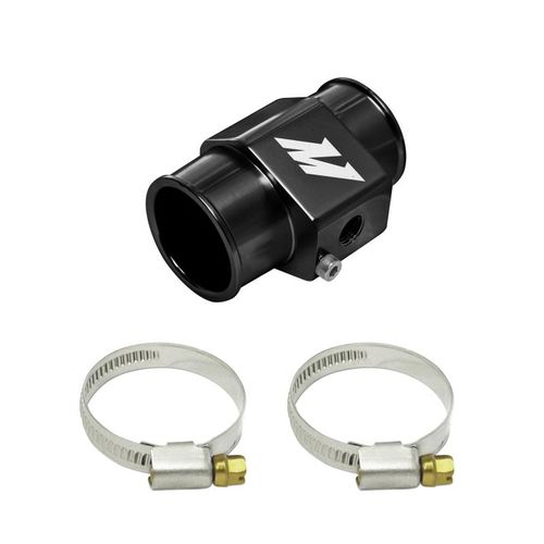 Mishimoto Black Water Temp. Sensor Adapter: 38mm