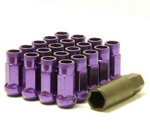 Muteki SR48 Purple M12x1.5 Open Ended Lug Nuts: 20 Pack