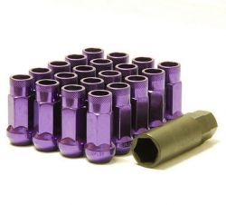 Muteki SR48 Purple M12x1.5 Open Ended Lug Nuts: 20 Pack