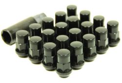 Muteki Black M12x1.5 SR35 Closed End Lug Nuts