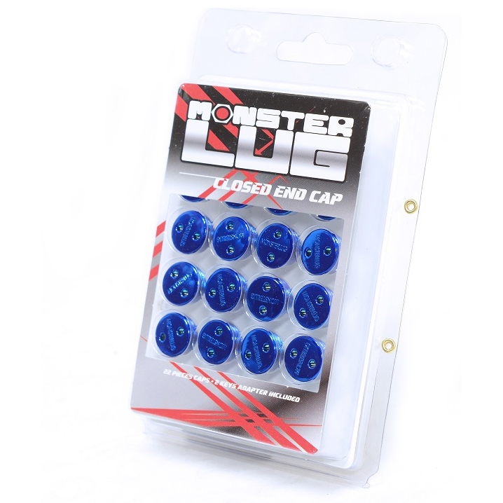 Muteki Monster Lug Caps M14x1.50 Set Of 20 - Blue