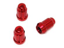 Muteki Red M12x1.5 Closed Ended Lug Nuts: 20 Pack