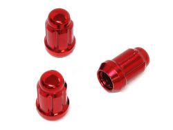 Muteki Red M12x1.5 Closed Ended Lug Nuts: 20 Pack
