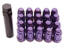 Muteki Purple M12x1.5 Closed Ended Lug Nuts: 20 Pack