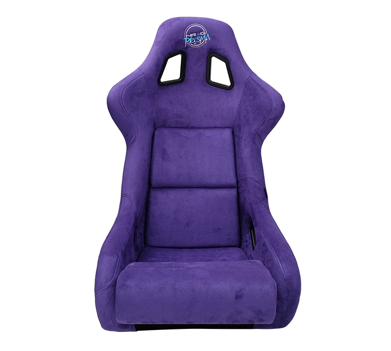 NRG PRISMA Purple Alcantara Large Fiberglass Bucket Seat
