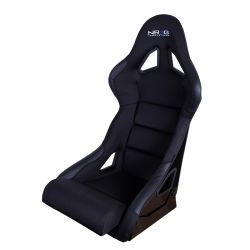 NRG Black Fiberglass Bucket Seat: Medium